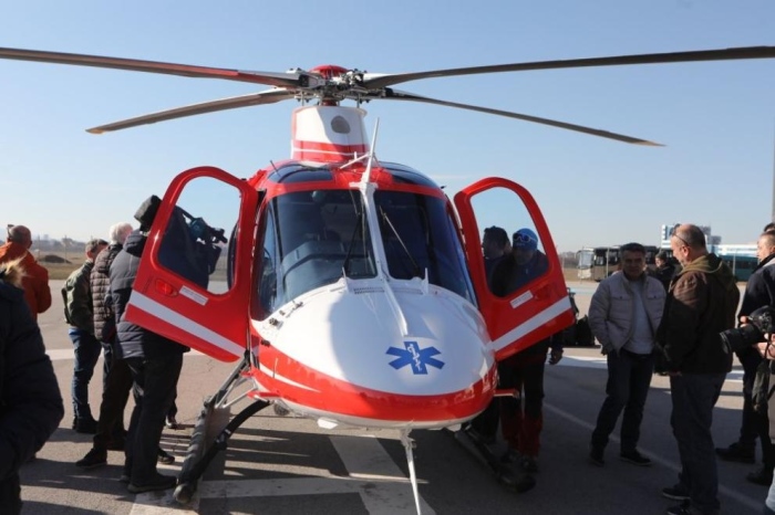 Въздушната линейка транспортира пациент от Благоевград за София