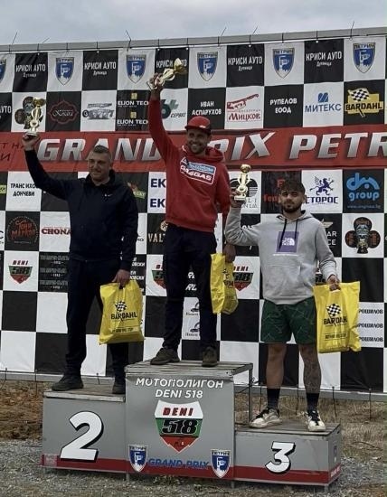 Димитър Филатов от Черниче грабна трето място на мотокрос състезание