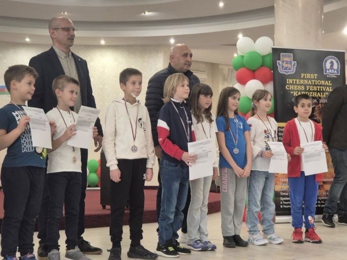 Катерина Грънчарова от Разлог с бронз от международен шахматен фестивал