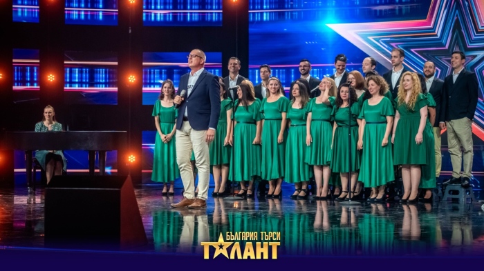 Хорът на благоевградския зам.-кмет Станислав Кимчев впечатли журито и продължава в „България търси талант“