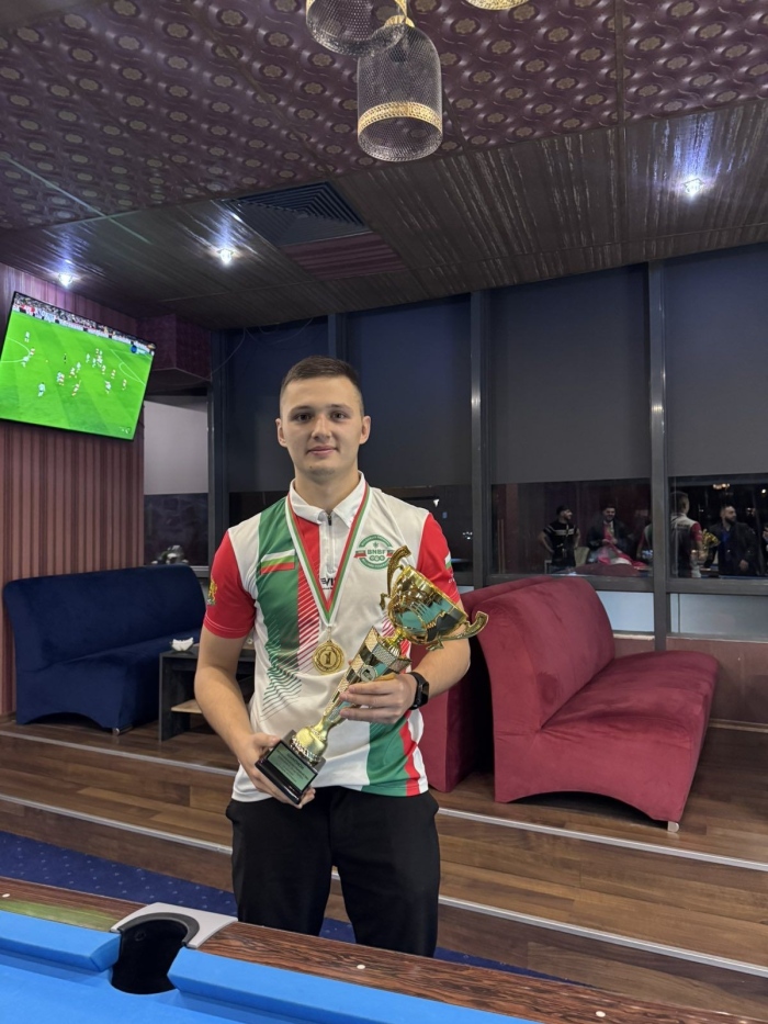 Петрич ликува! Даниел Малчев е новият национален шампион по билярд