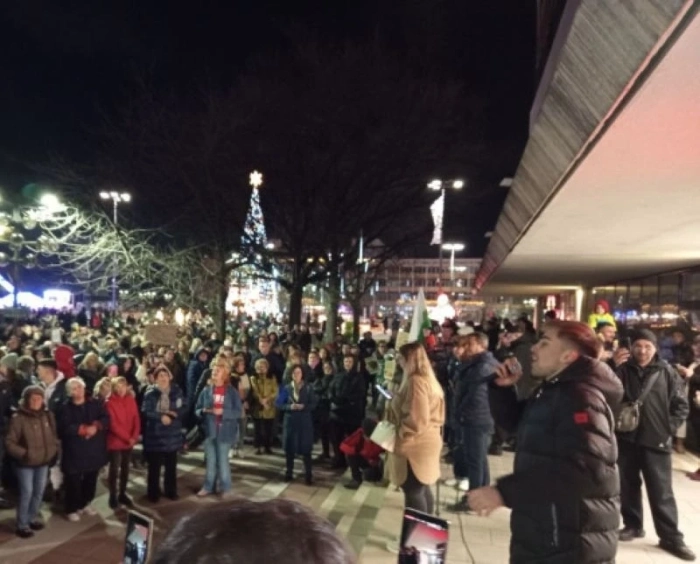 Жителите на Благоевград, Петрич и Сандански излизоха на протест
