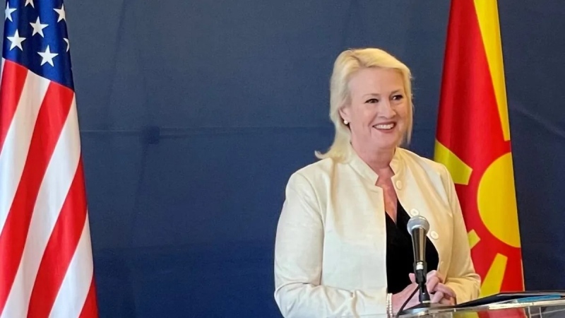 Американският посланик в РСМ : Коридор 8 през Гюешево и връзката с България са ключови за бъдещето на Северна Македония