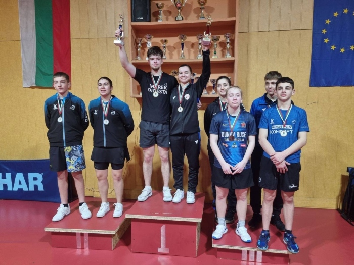 Триумф за Дупница в тениса на маса! Стефан Димитров  стана шампион за трети пореден път, спечели още 3 медала