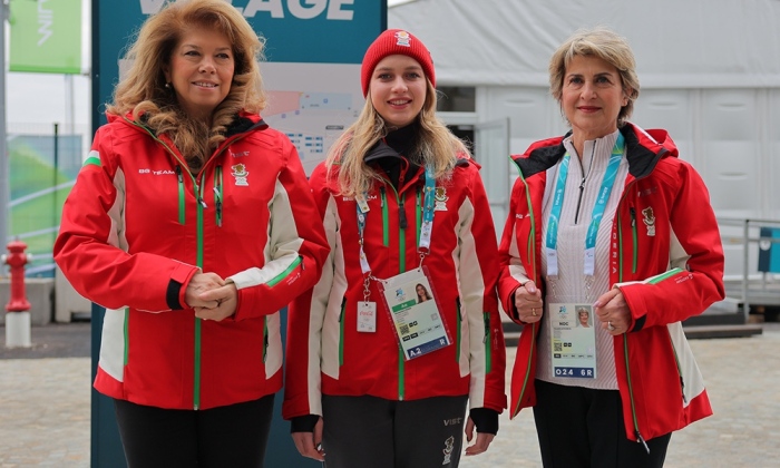 Йотова се разходи в олимпийското село