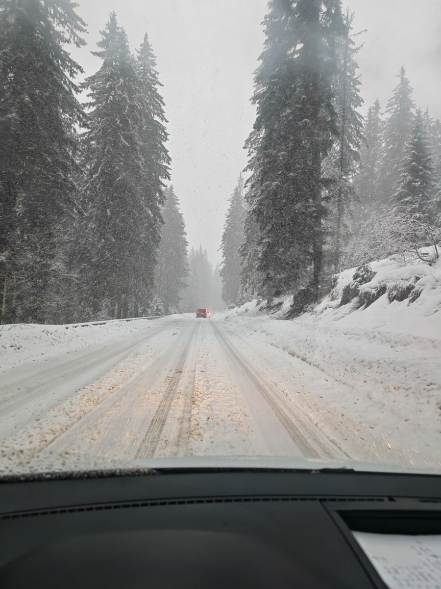Зимата се завърна: Ограничиха движението през проходите „Рожен“ и „Превала“