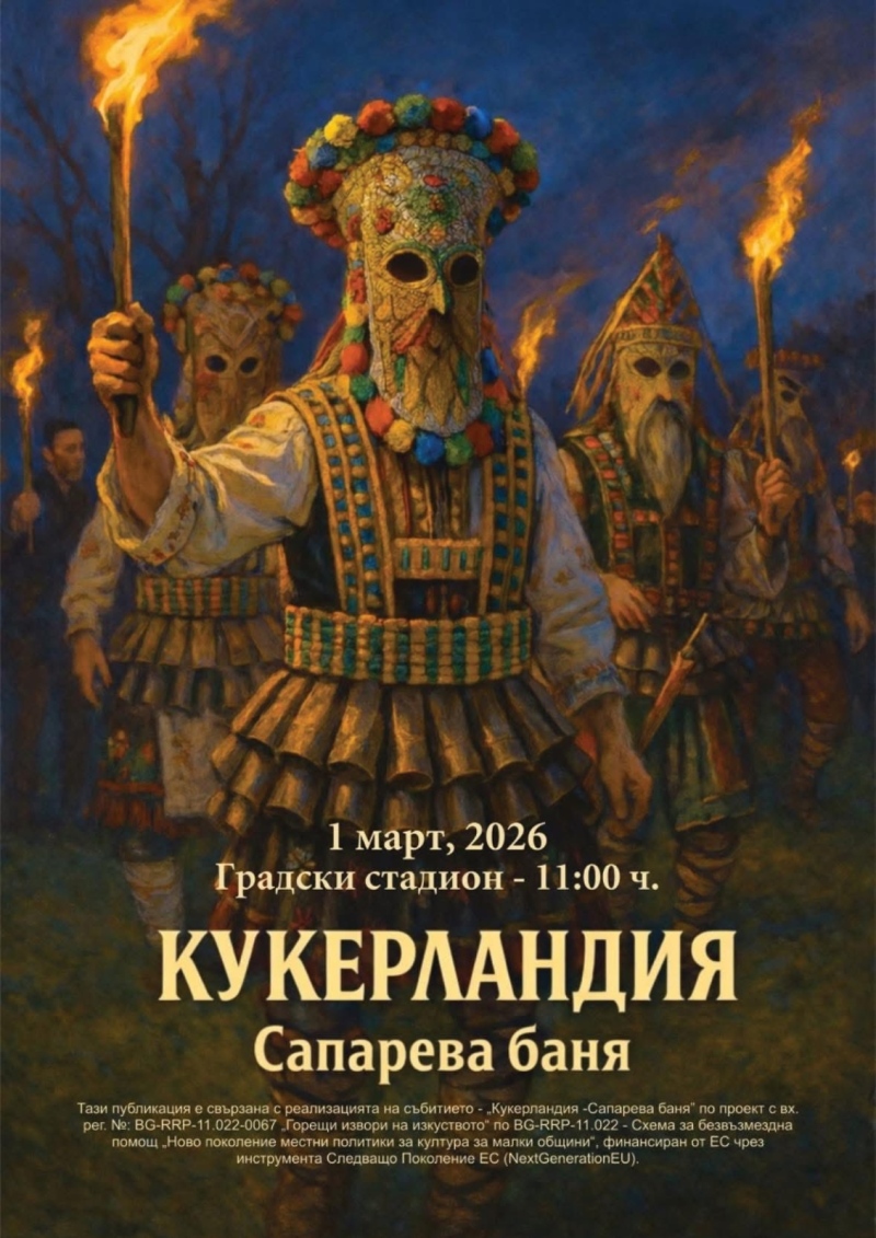 Броени часове до „Кукерландия“ в  Сапарева баня