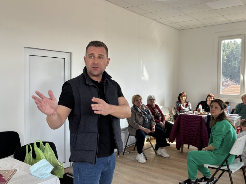 Самоковският кмет инж. Ангел Джоргов гостува на празника на дамите в село Ковачевци