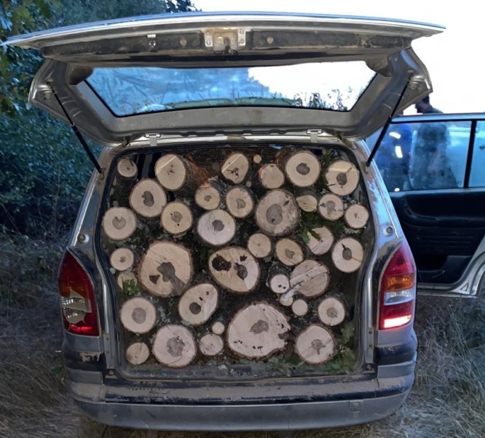 Задържаха 38-годишен от Разлог за незаконен превоз на дърва за огрев