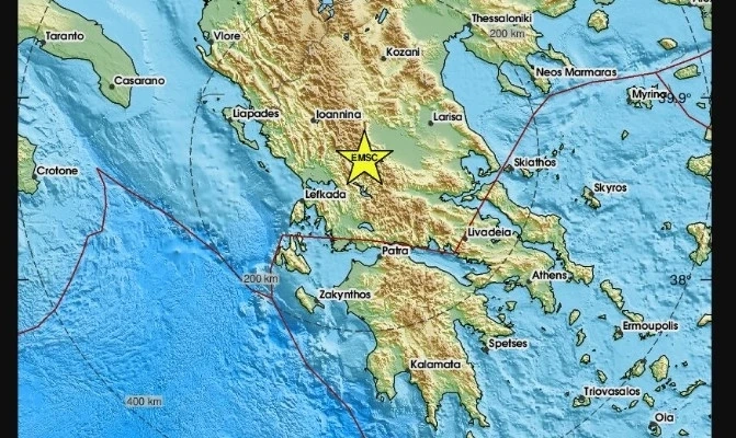 Земетресение от 5.1 по Рихтер разтърси Гърция