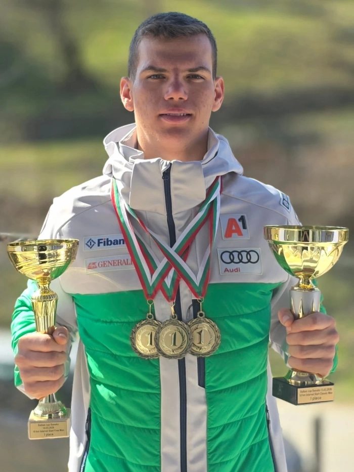 Спортист №1 на Самоков Марио Матиканов обра златото на Балканската купа и на държавното  по ски бягане