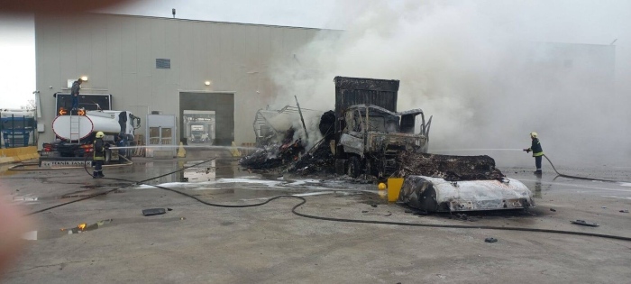 Огнен ад на ГКПП „Капитан Андреево“: Тир се взриви като бомба (ВИДЕО/СНИМКИ)