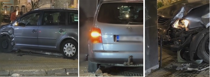 Кола с българска регистрация се вряза в кафене в центъра на Атина