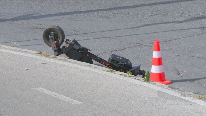 Мерцедес блъсна 8-годишно дете на тротинетка в Благоевград, момчето е с охлузвания