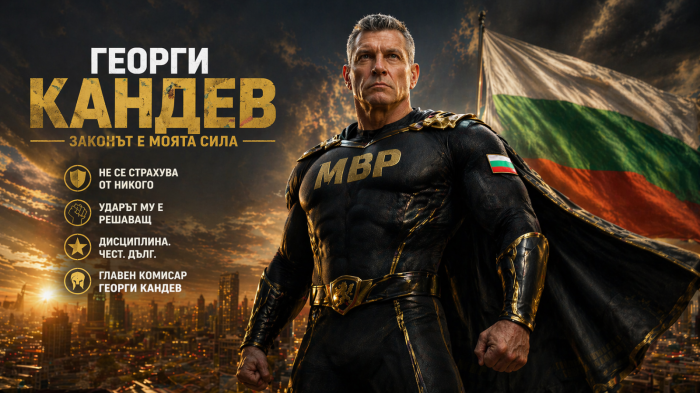 Чък Норис по нашенски: Как комисар Кандев се превърна в Супергероя на МВР и Фейсбук