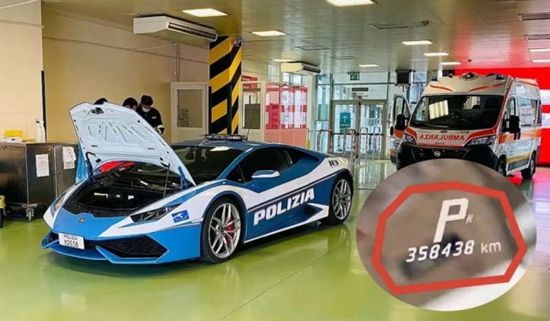 Полицейски Huracan е изминал над 350 хиляди километра и продължава службата си
