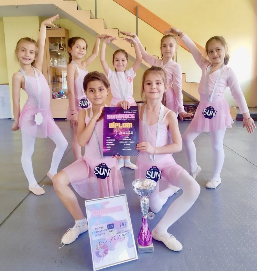 Малки балерини от Кюстендил с първи места от фестивали в Сандански и Банско