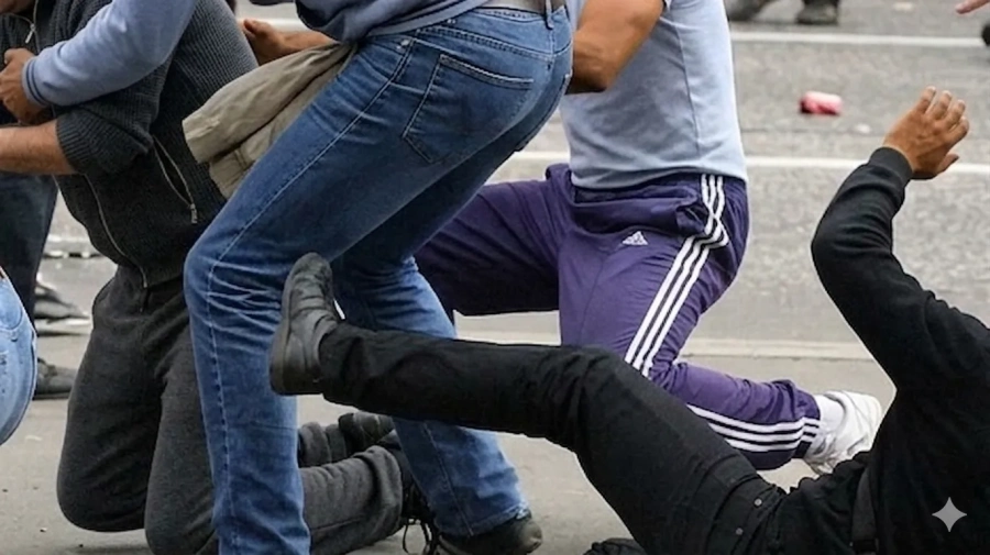 Масов бой в квартал „Изток“ в Кюстендил, има пострадал и ранен полицай