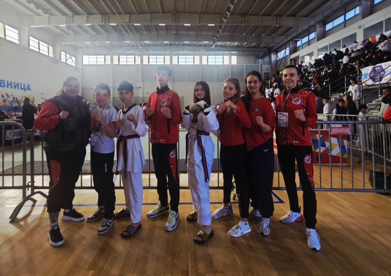 Осем състезатели на „Чо Елит“ – Разлог с пет медала от силния международен турнир по таекуондо в Сливница