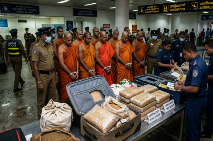 Скандал в Шри Ланка! Будистки духовници в центъра на наркоафера, арестувани с над 110 кг канабис