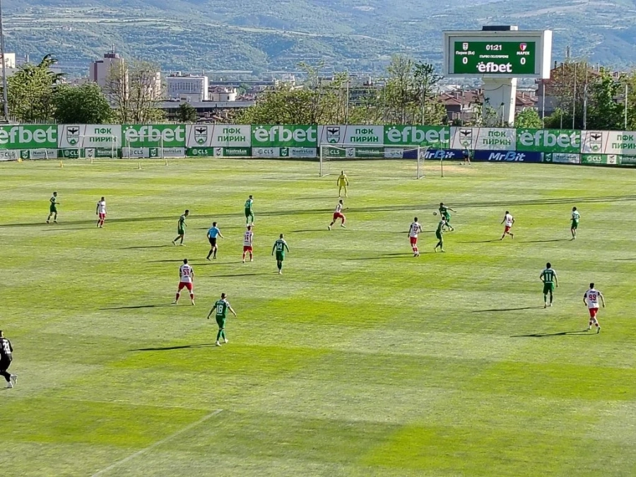 Марек продължи серията – 0:0 с Пирин, но и с две тежки контузии